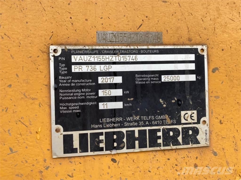 Liebherr PR736 LGP Buldozer sobre oruga