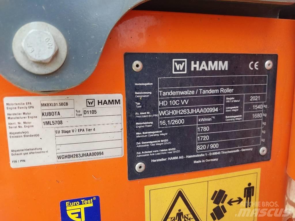 Hamm HD 10 C VV Vibradores