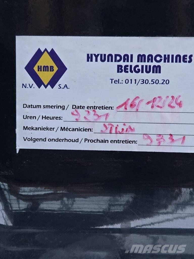 Hyundai R 180W-9A Excavadoras de ruedas