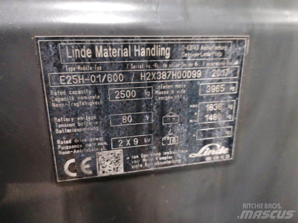 Linde E25H-01/600 Carretillas de horquilla eléctrica