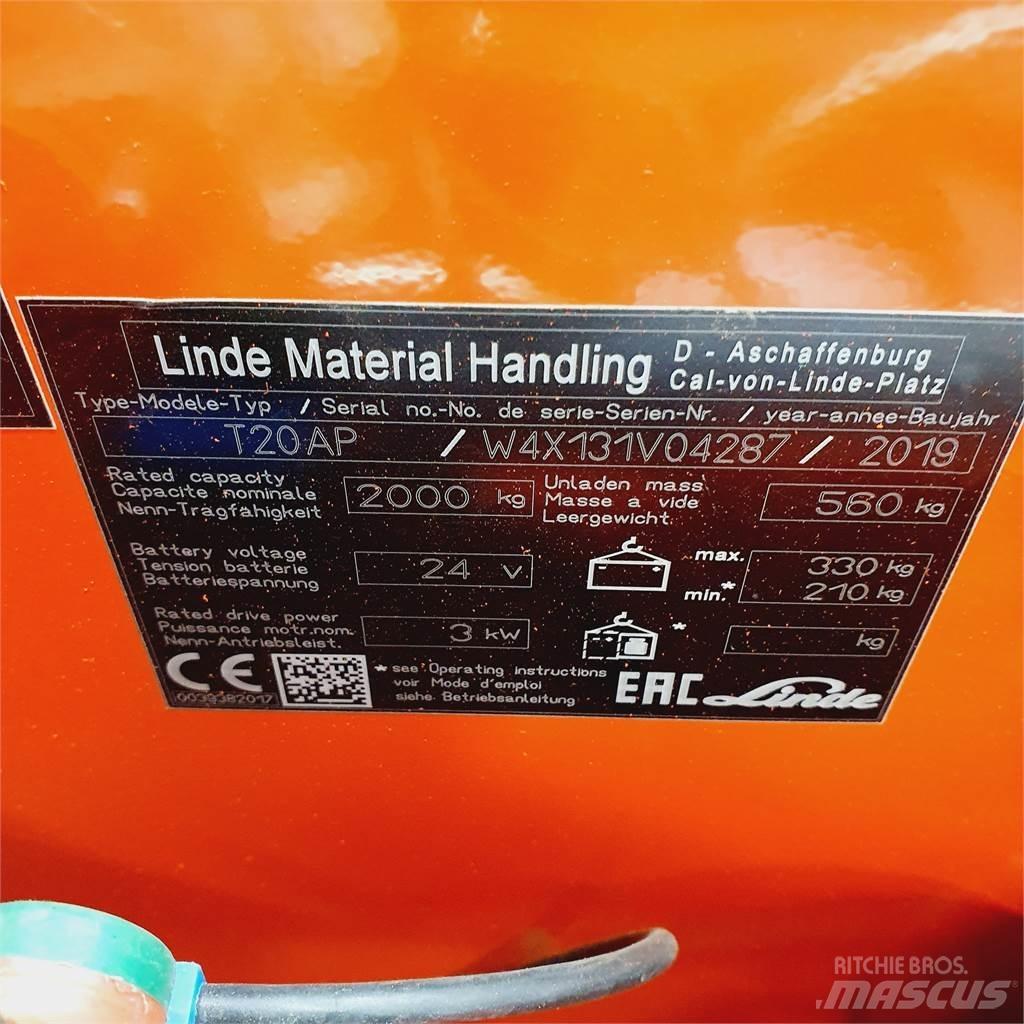 Linde T20AP kurz Transpaletas Electricas