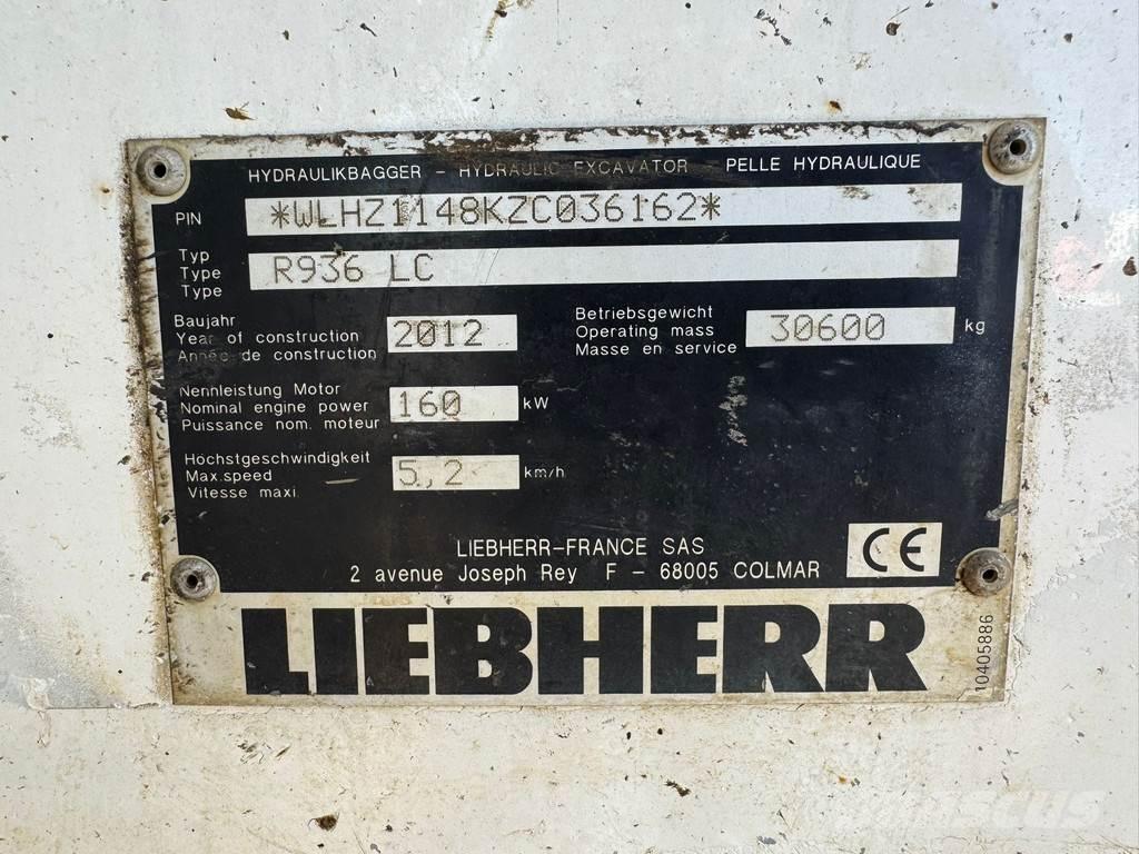 Liebherr R936 LC Excavadoras de cadenas