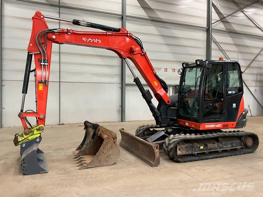 Kubota KX 080-4 A 2 Excavadoras 7t - 12t