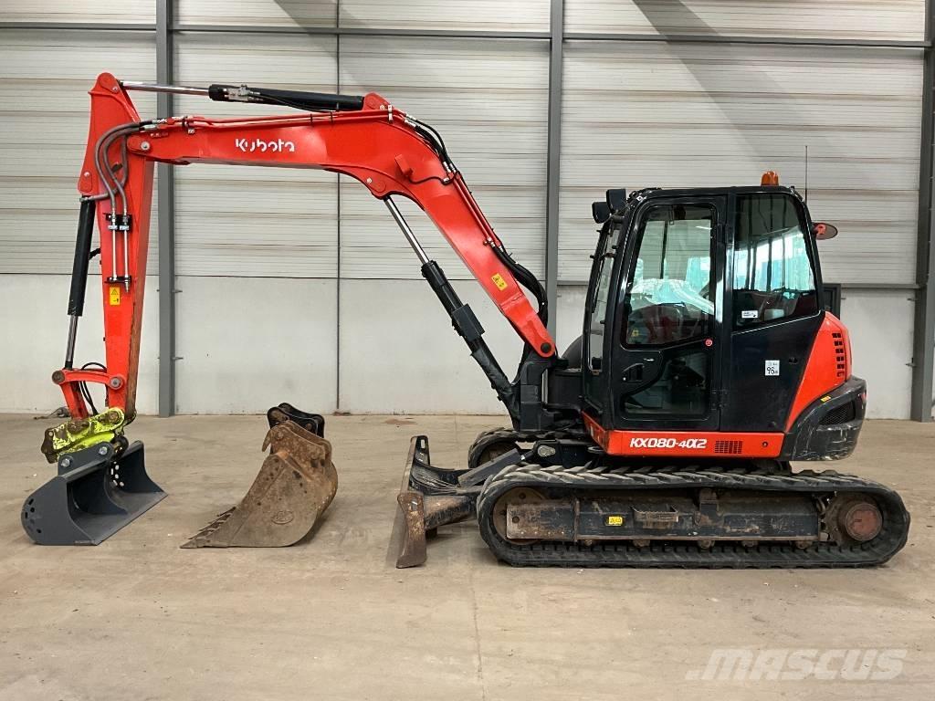 Kubota KX 080-4 A 2 Excavadoras 7t - 12t