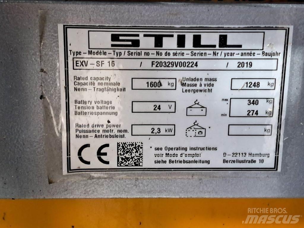 Still EXV-SF16 Apiladores eléctricos