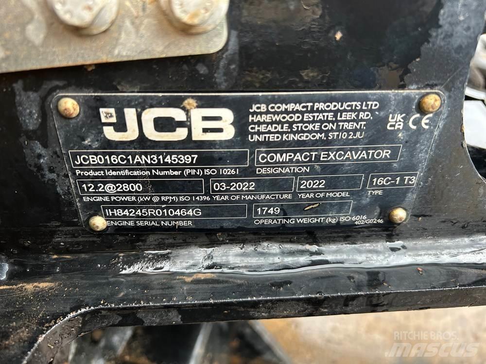 JCB 16C-1 Mini excavadoras < 7t