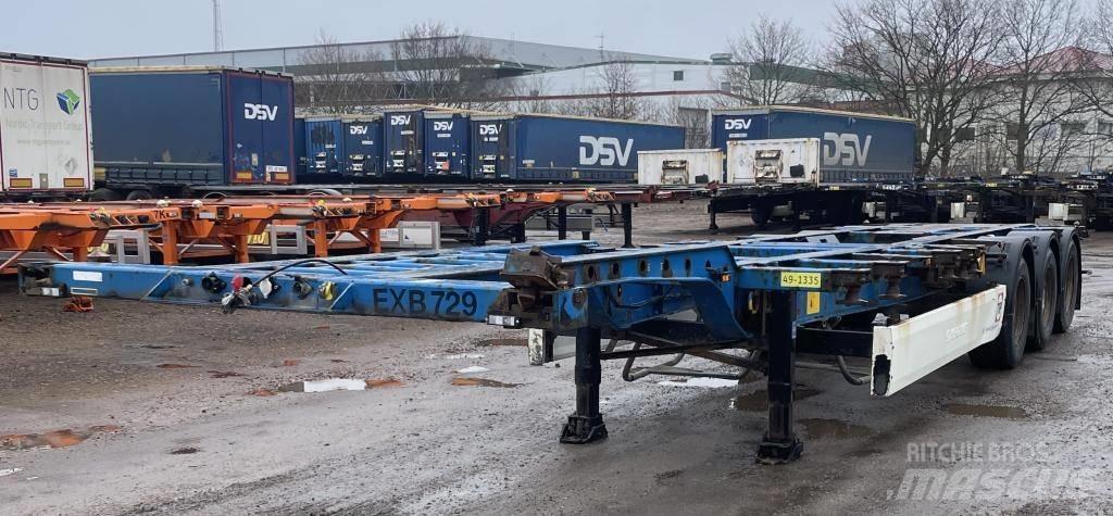 Krone Krone SDC27 Semirremolques portacontenedores