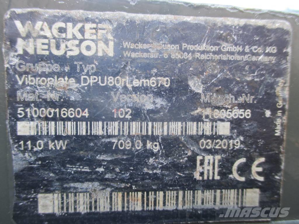 Wacker Neuson DPU 80 Vibradores