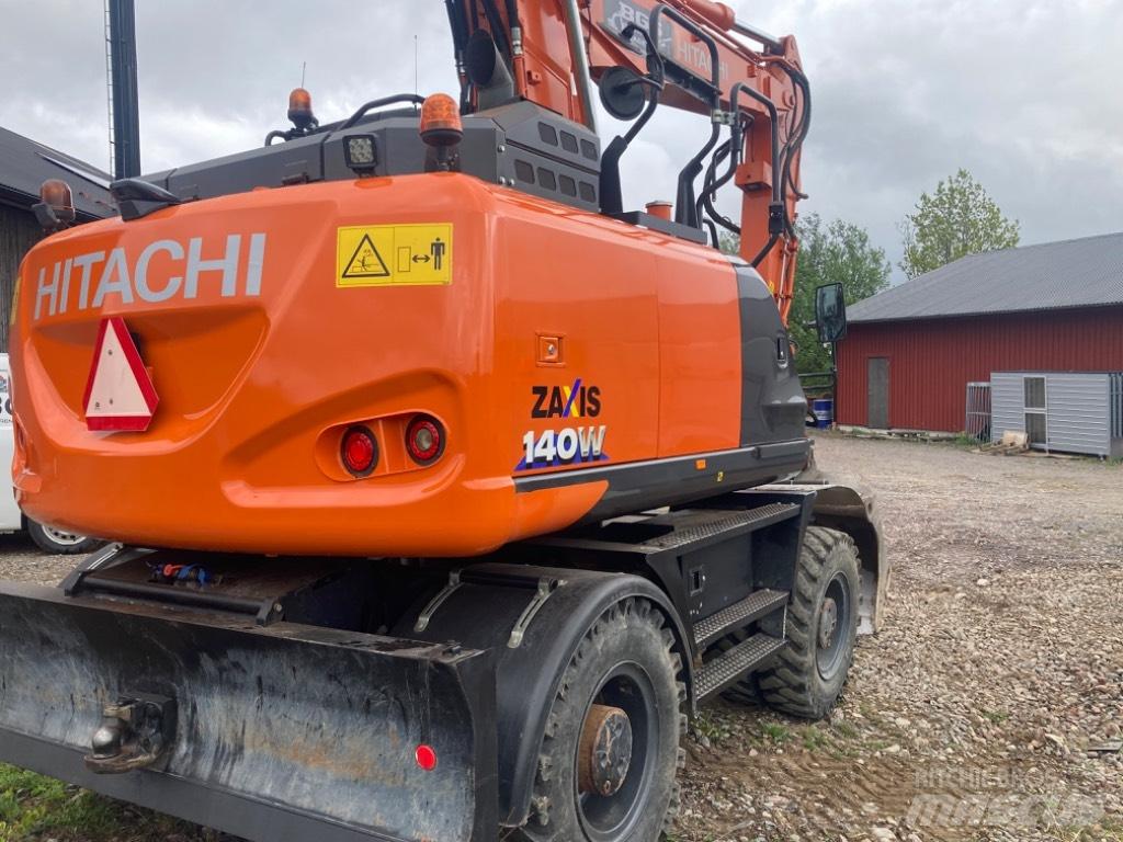 Hitachi 140w Excavadoras de ruedas