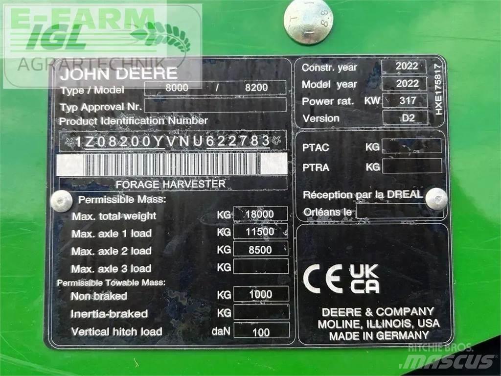 John Deere 8200 i Picadoras de forraje autopropulsadas