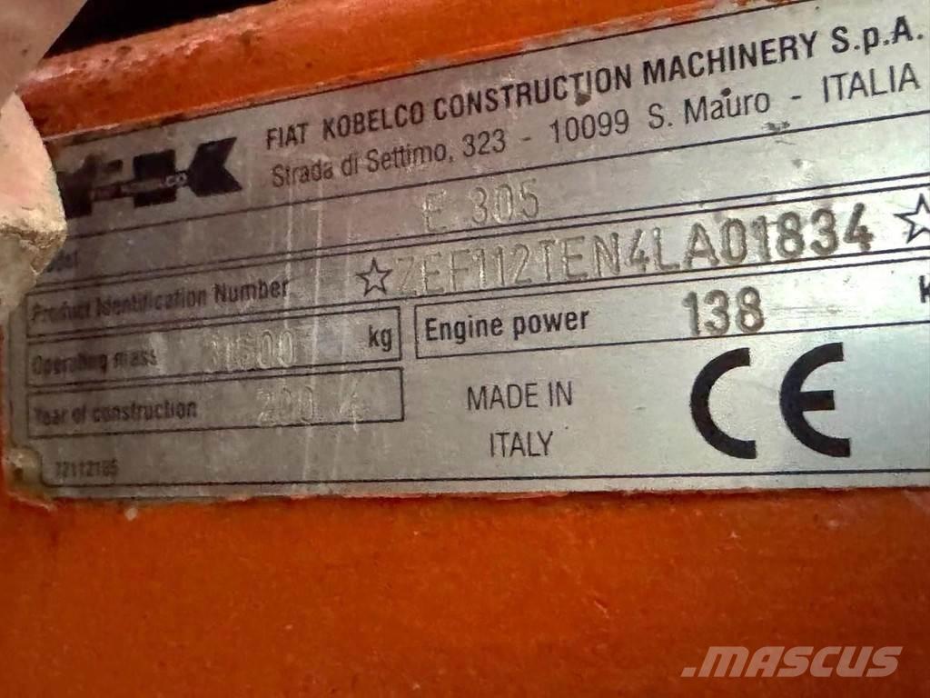 Fiat KOBELCO E305 Excavadoras especiales