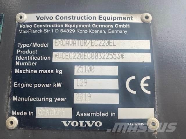Volvo EC220EL Excavadoras de cadenas