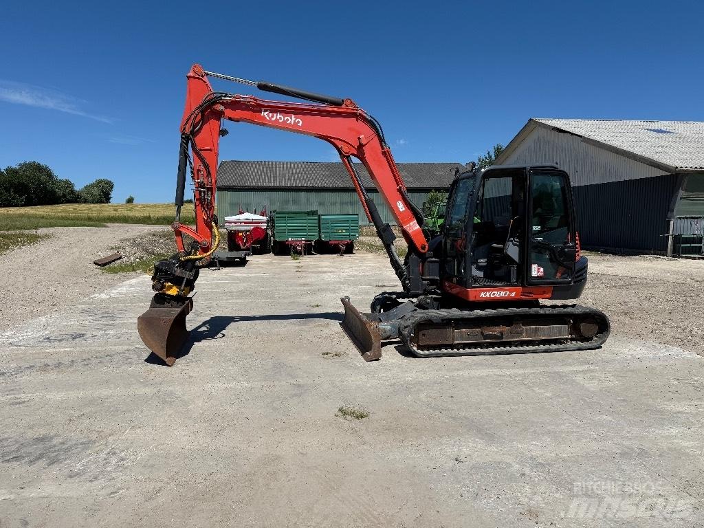 Kubota KX080-4 Excavadoras 7t - 12t