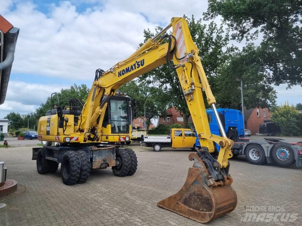Komatsu PW 160-7E0 Excavadoras de ruedas