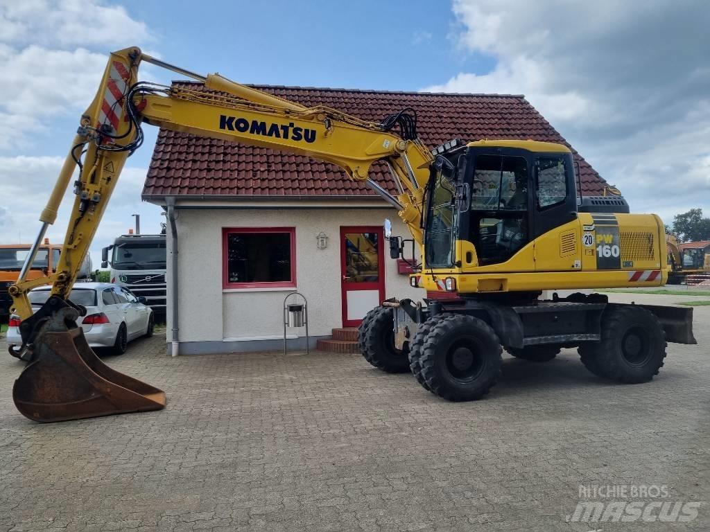 Komatsu PW 160-7E0 Excavadoras de ruedas