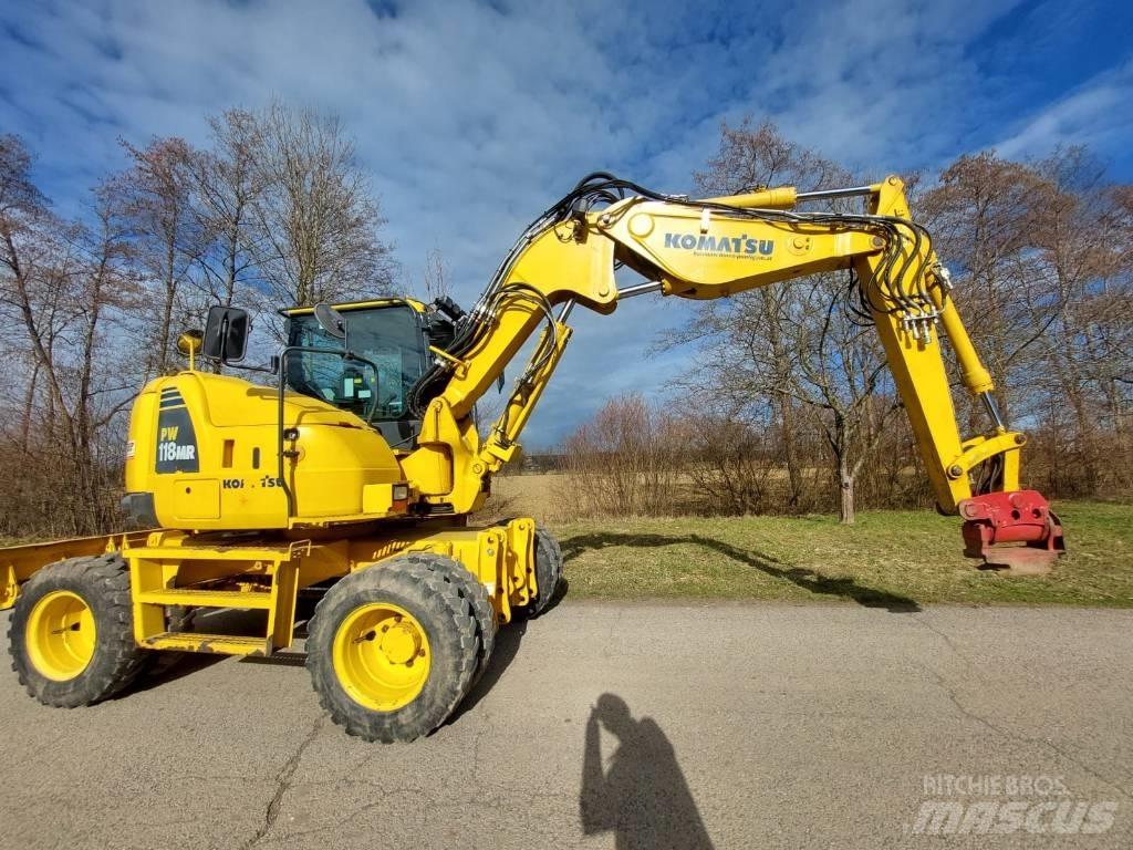 Komatsu PW 118 MR -8 Excavadoras de ruedas