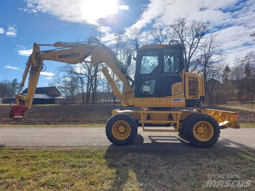Komatsu PW 118 MR -8 Excavadoras de ruedas