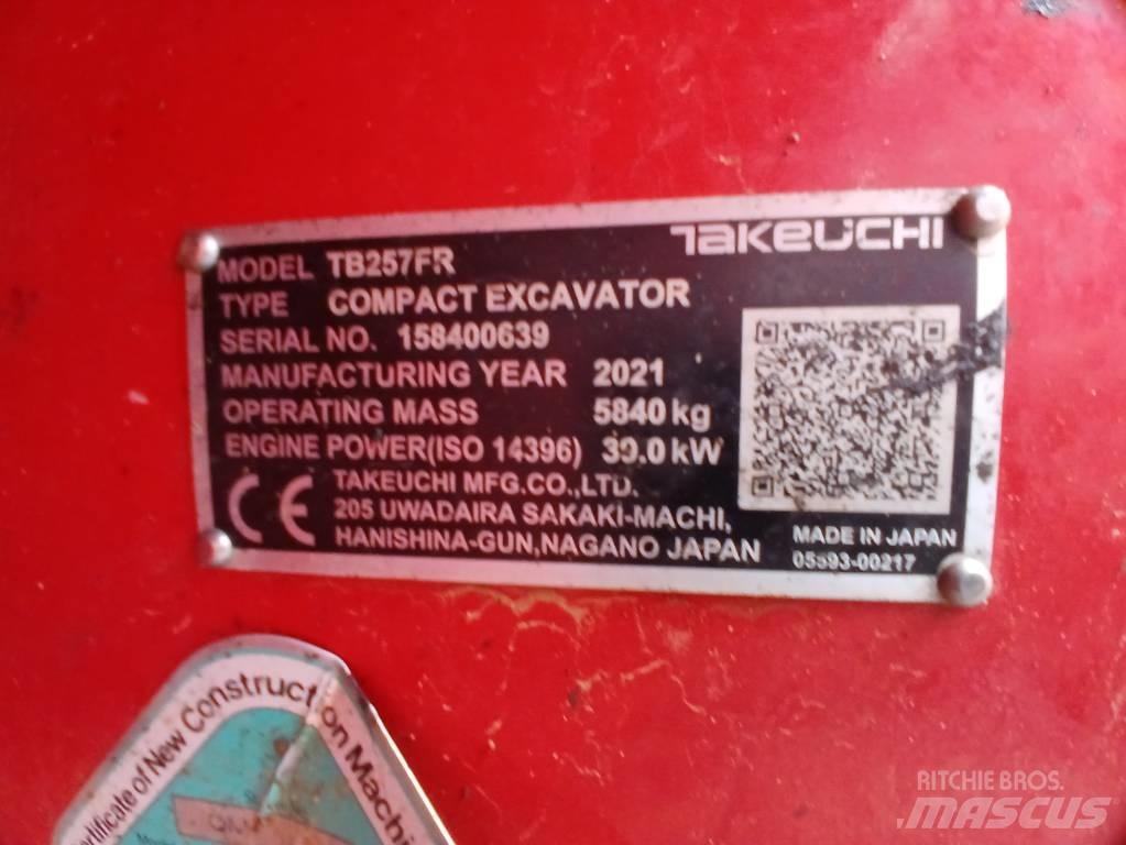 Takeuchi TB 257 FR Mini excavadoras < 7t