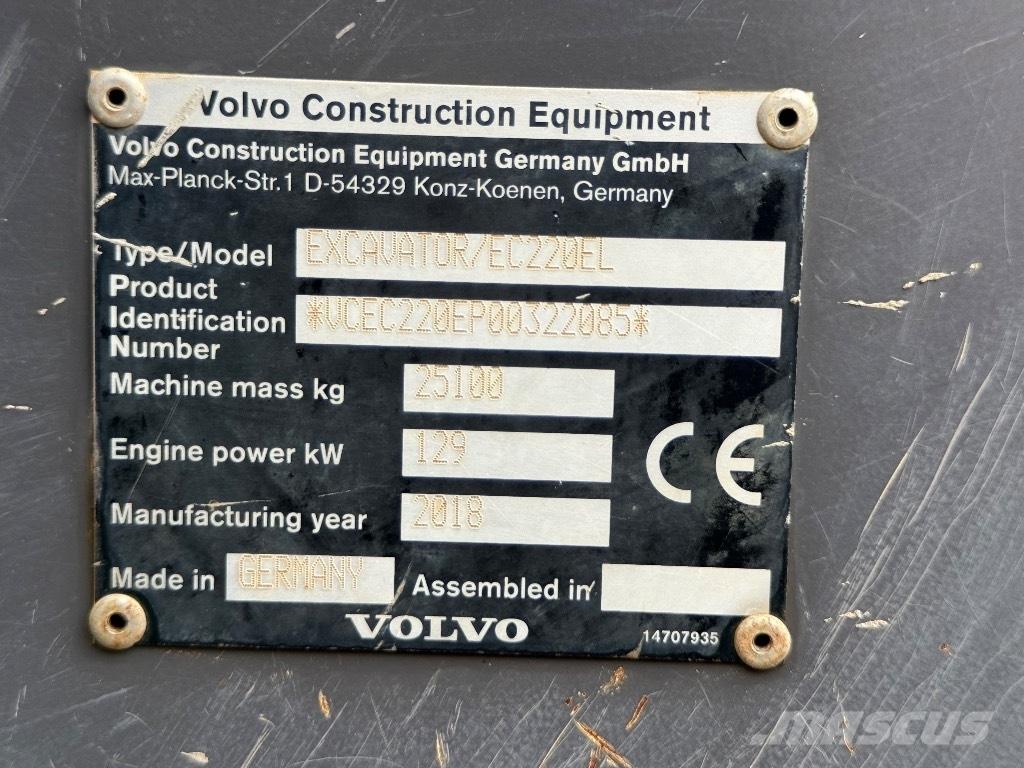 Volvo EC 220 EL Excavadoras de cadenas