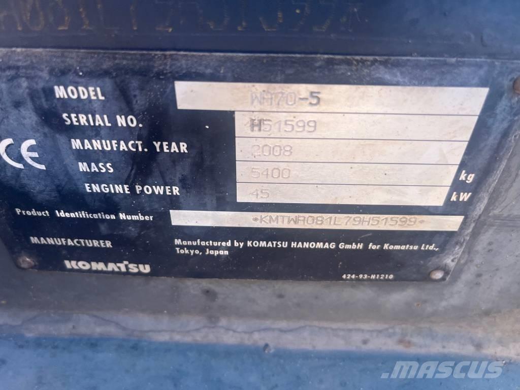 Komatsu WA 70-5 Palas cargadoras