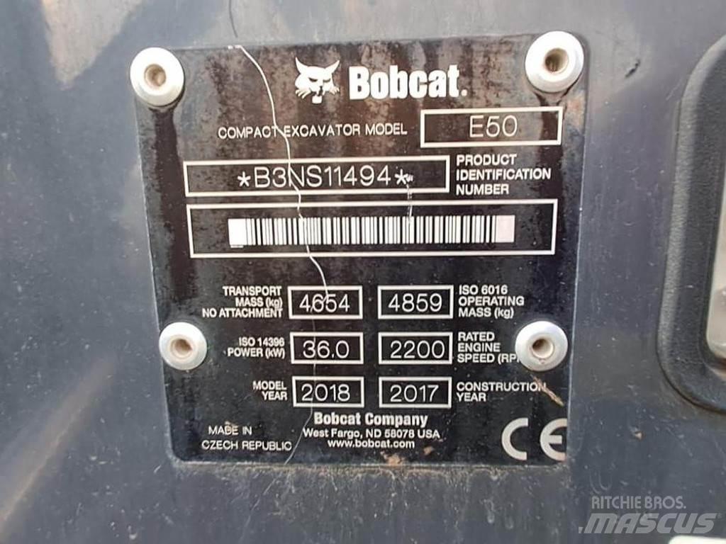 Bobcat E50 Mini excavadoras < 7t