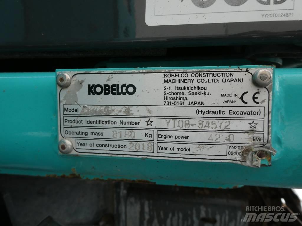 Kobelco SK 75 SR-3E Excavadoras 7t - 12t