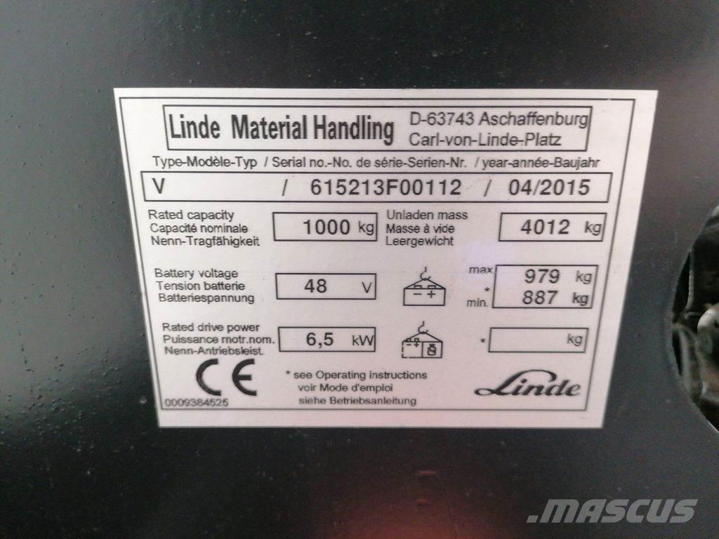 Linde V-48 Recogepedidos de baja altura