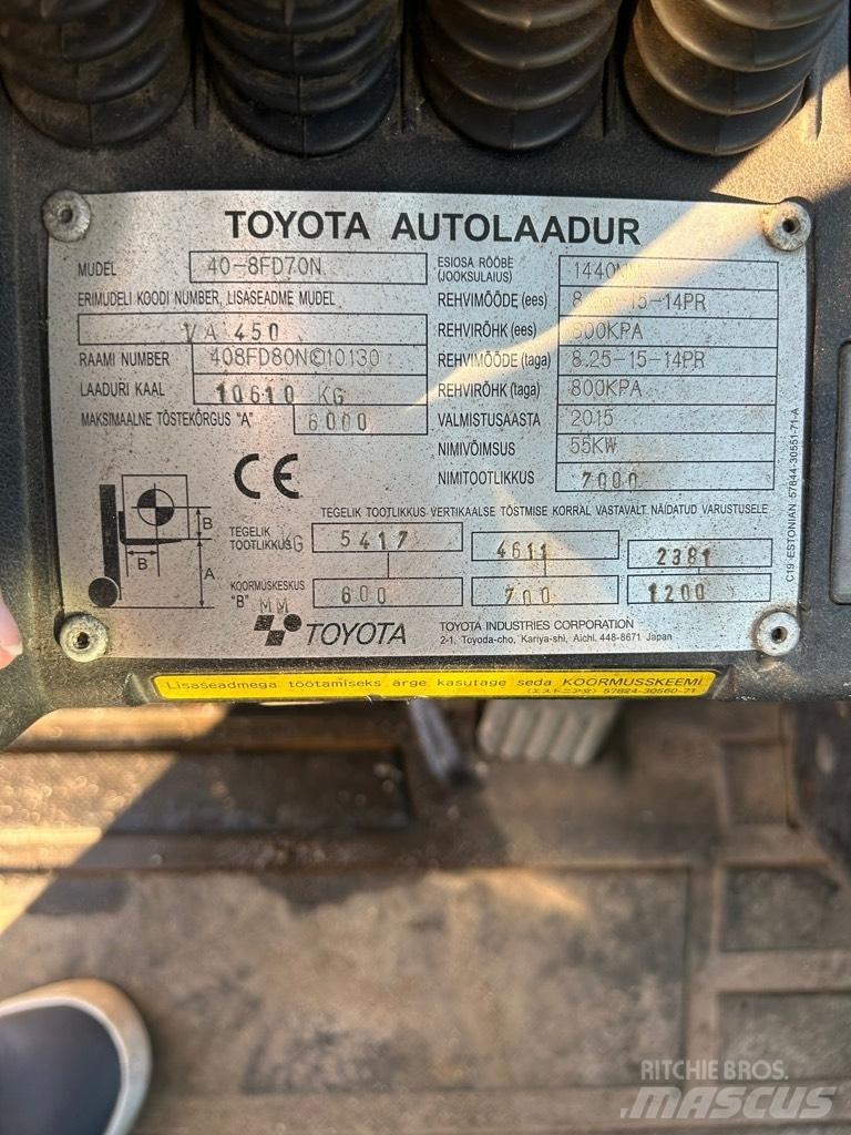 Toyota 40-8 FD 70 N Carretillas diesel