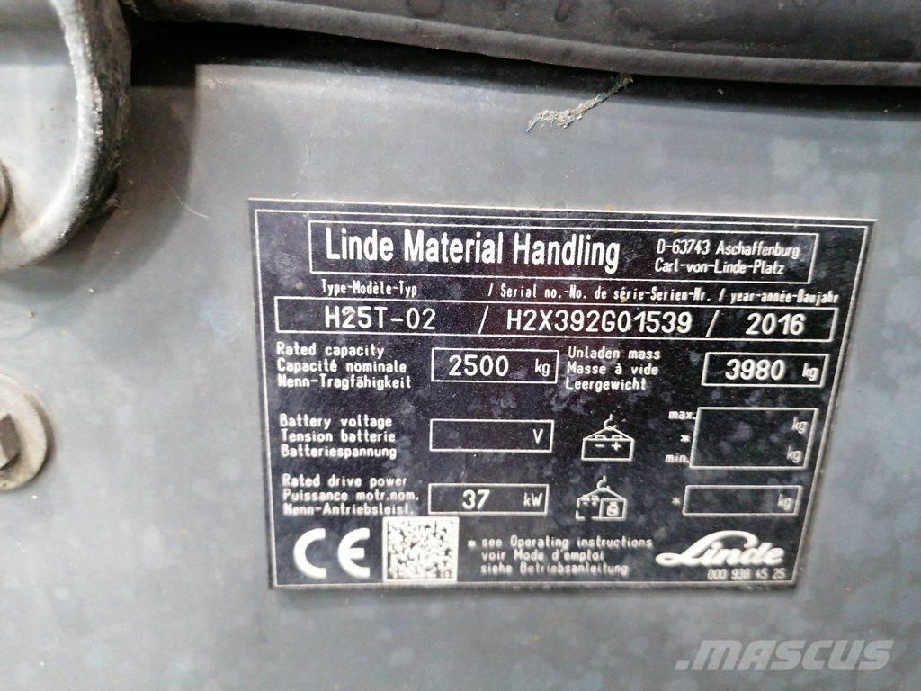 Linde H25T-02 Carretillas LPG