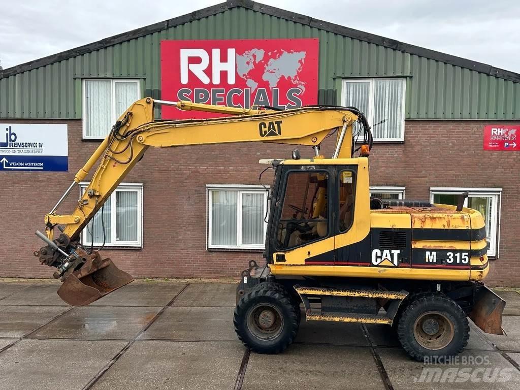 CAT M315 +ROTO CE Excavadoras de ruedas