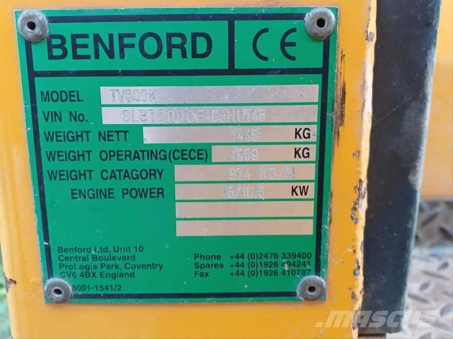 Terex TV 800 Rodillos de doble tambor