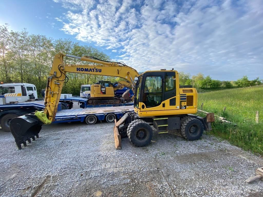 Komatsu PW 148 Excavadoras de ruedas