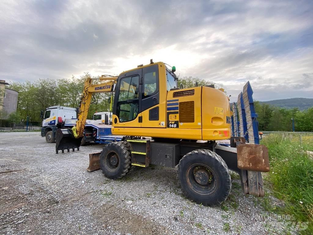Komatsu PW 148 Excavadoras de ruedas