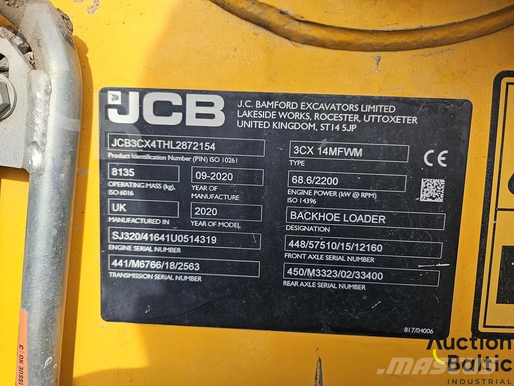 JCB 3 CX 14MFWM Retrocargadoras