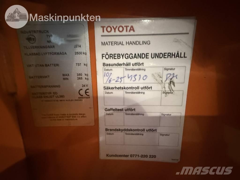 Toyota BT LPE 250 Carretillas de horquilla eléctrica