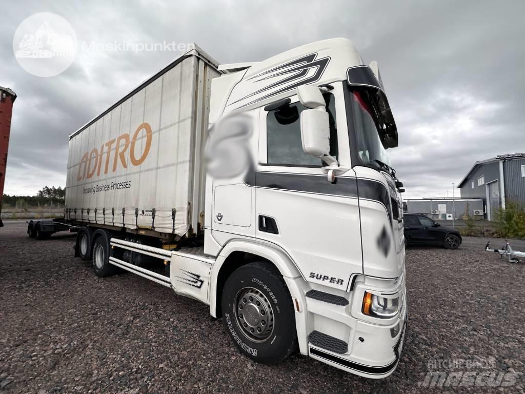 Scania R 580 Camiones portacontenedores