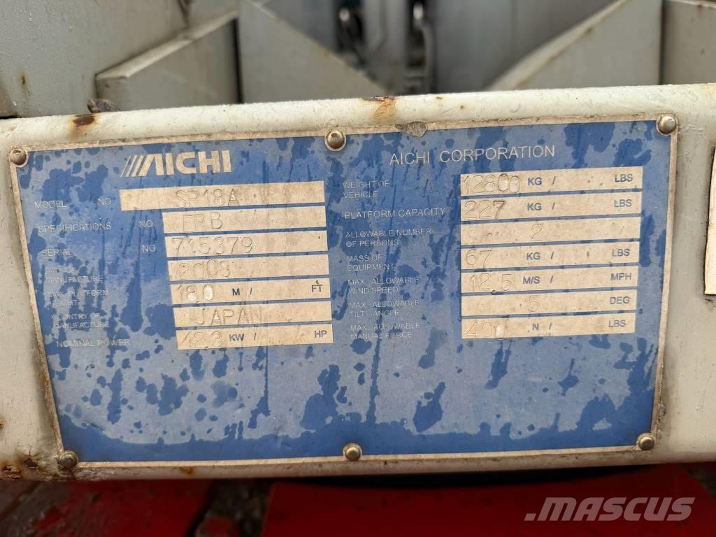 Aichi SR 18 A Plataformas de trabajo telescópica