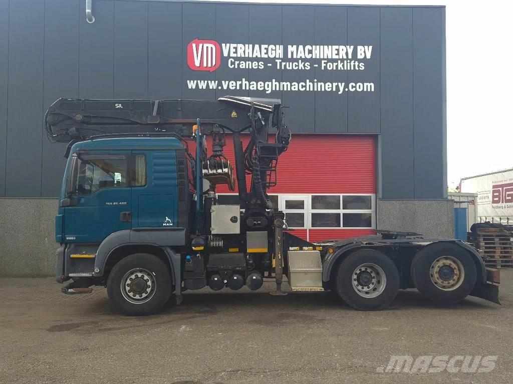 MAN TGA 26.480 Transporte de madera