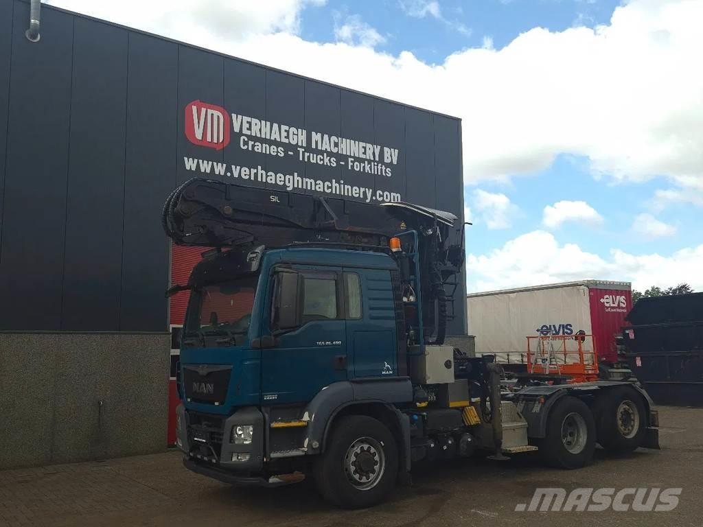 MAN TGA 26.480 Transporte de madera