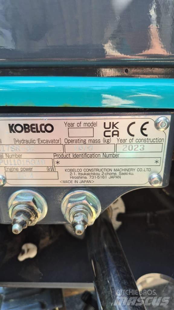 Kobelco SK 17 SR Mini excavadoras < 7t
