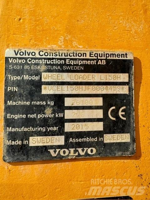 Volvo L 150 H Cargadoras sobre ruedas