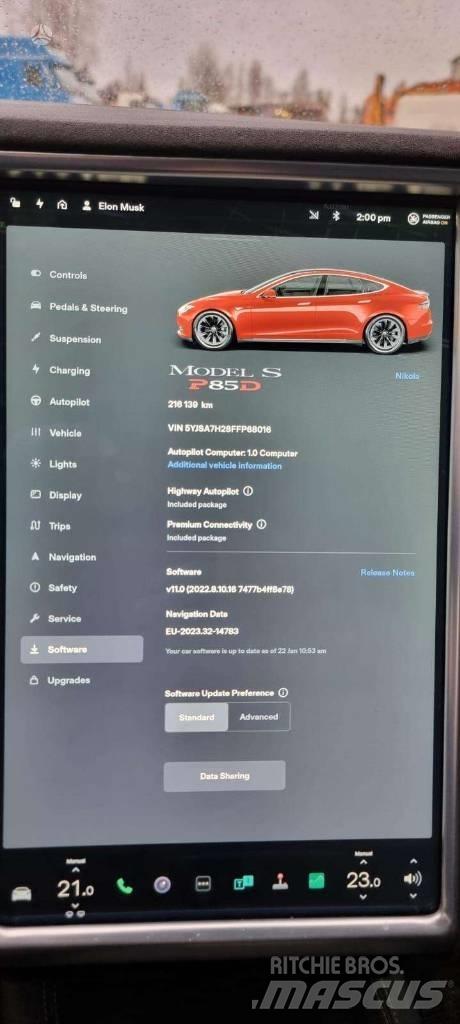 Tesla Model S P85D Coches