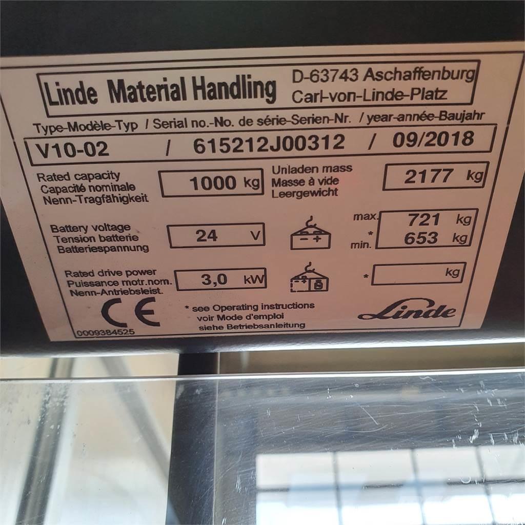 Linde V10 Recogepedidos de gran altura