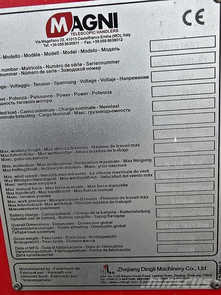 Magni ES 1218 RT Plataformas tijera