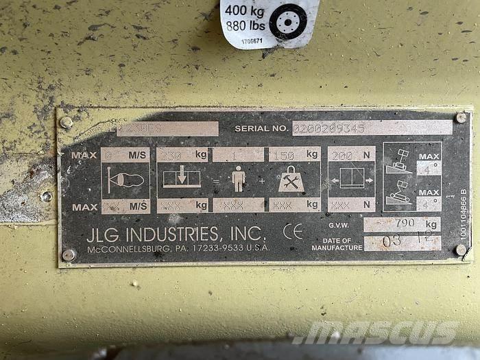 JLG 1230ES Plataformas tijera
