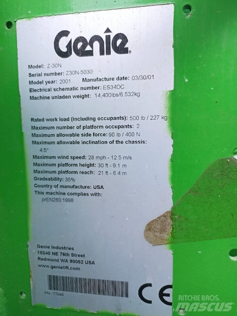 Genie Z 30/20 N Plataforma de trabajo articulada