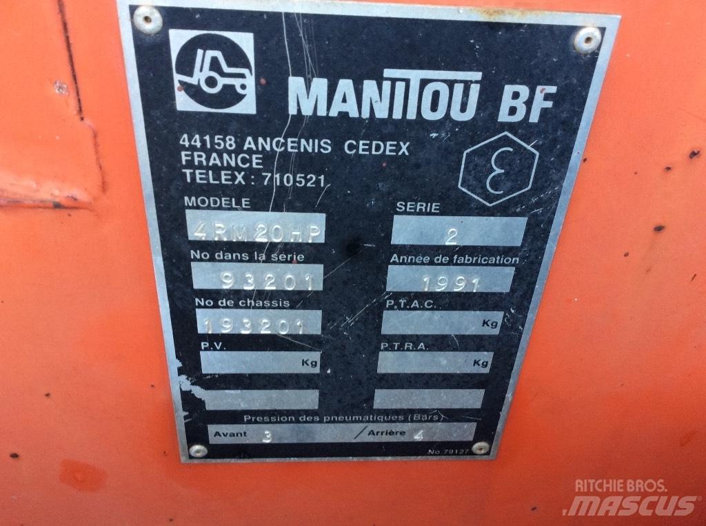 Manitou 4 RM 20 HP Transmisión