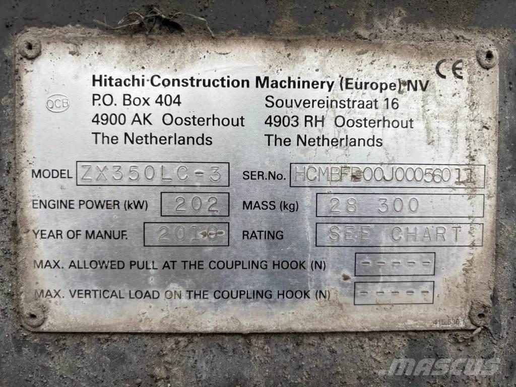 Hitachi ZX350LC-3 Excavadoras de cadenas