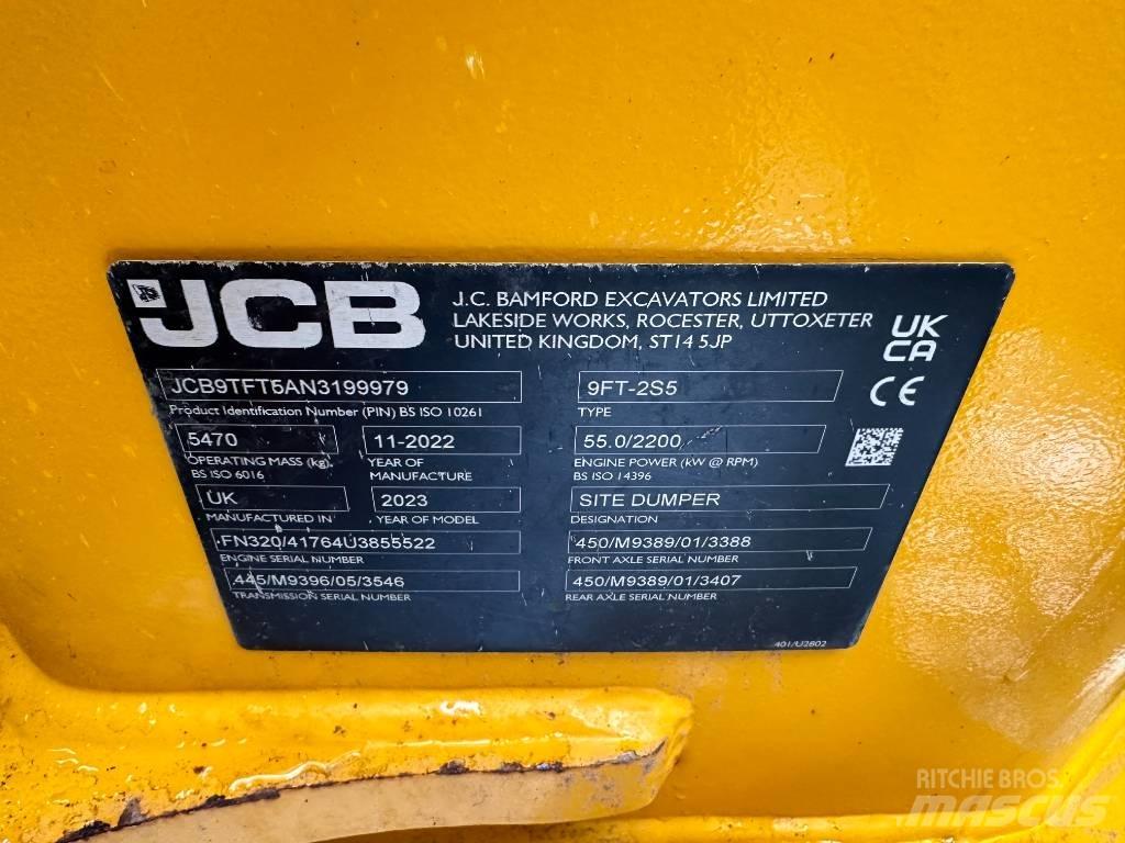 JCB 9 Ton Dumper Dúmpers de obra