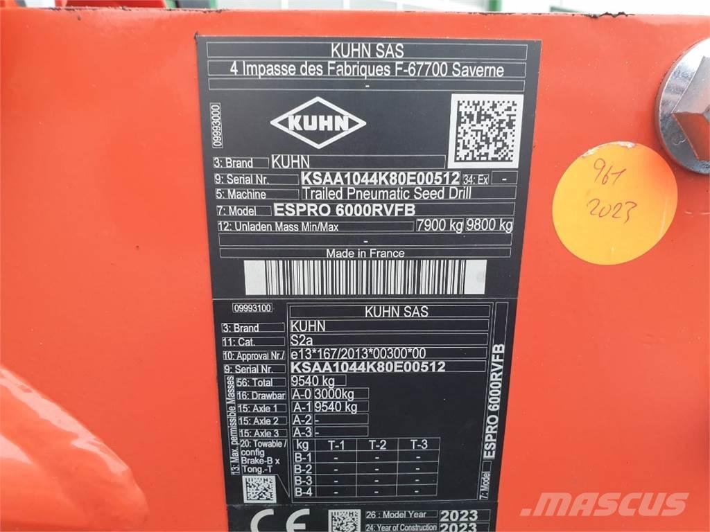 Kuhn ESPRO6000 Sembradoras